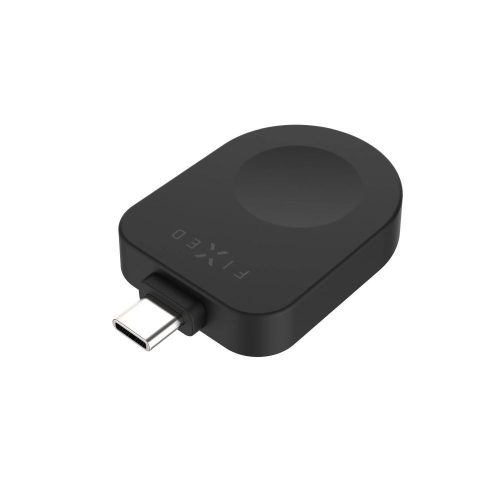 FIXED USB-C töltőadapter Apple Watch-hoz, Powerstation Uni készülékkel kompatibilis, fekete