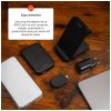 FIXED USB-C töltőadapter Samsung Galaxy Watchhoz, Powerstation Uni készülékkel kompatibilis, fekete