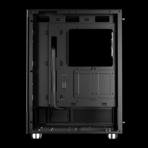 Gamdias Atlas E1 ARGB Tempered Glass Black