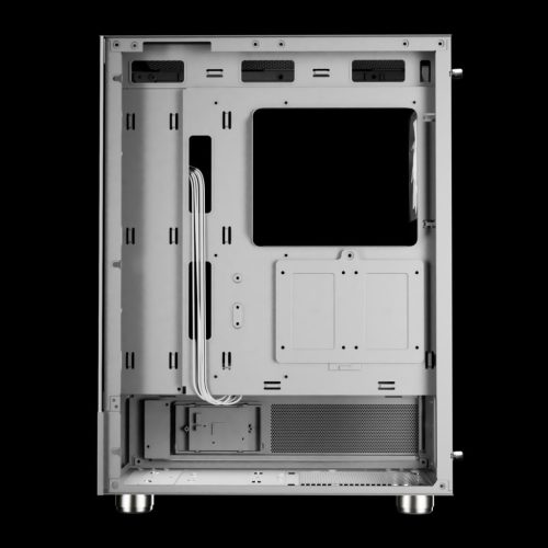 Gamdias Atlas E1 ARGB Tempered Glass White