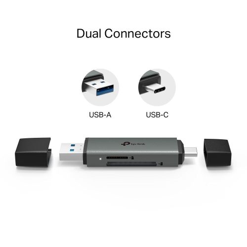 TP-Link UA430D USB 3.0 Type-C&A to SD & microSD 3.0 Card Reader
