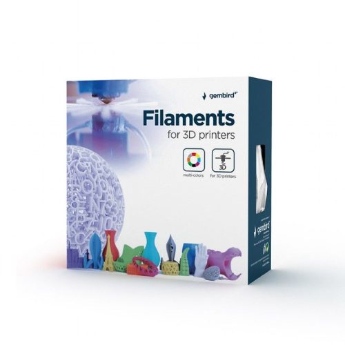 Gembird 3DP-PLA-FL-01-W PLA Flexible White1.75mm 1kg