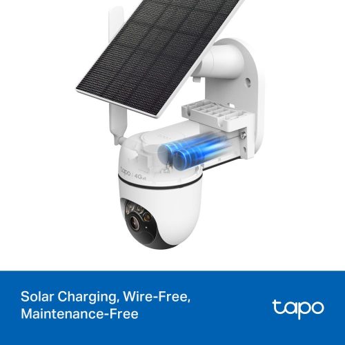 TP-Link Tapo C615G KIT Solar-Powered Pan/Tilt 4G LTE Security Camera Kit