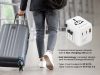 Gembird Universal travel power adapter 20W White