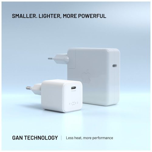 FIXED mini USB-C GaN töltő 65W fehér