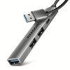 AXAGON HUE-STA ALU STRIP USB-A 4 port hub