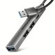AXAGON HUE-STA ALU STRIP USB-A 4 port hub