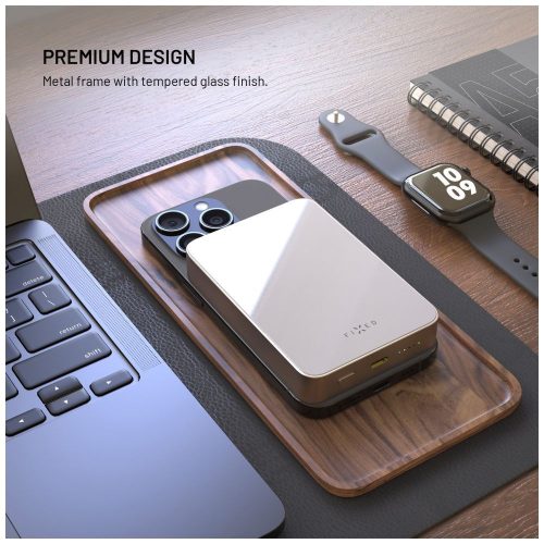 FIXED MagZen 10 Oi2 10000 mAh külső akkumlátor, titán