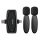 Ulanzi A020GBB1 V6 3-in-1 2db vezeték nélküli lavalier mikrofon lighting usb-c 3.5mm jack Black