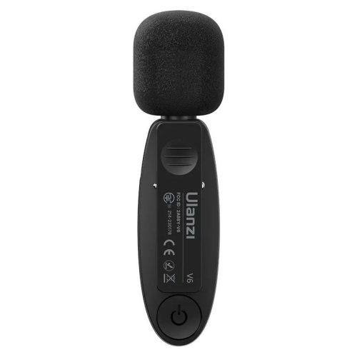 Ulanzi A020GBB1 V6 3-in-1 2db vezeték nélküli lavalier mikrofon lighting usb-c 3.5mm jack Black