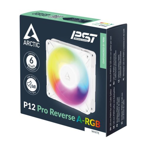 Arctic P12 Pro Reverse A-RGB White