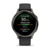 Garmin Venu 4 41mm Slate with Black Silicone Band