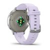 Garmin Venu 4 41mm Silver with Periwinkle Silicone Band