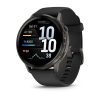Garmin Venu 4 45mm Slate with Black Silicone Band