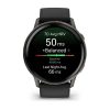 Garmin Venu 4 45mm Slate with Black Silicone Band