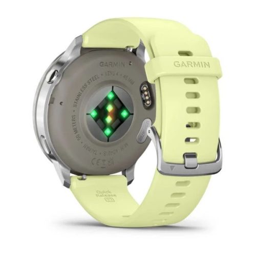 Garmin Venu 4 45mm Silver with Citron Silicone band
