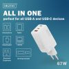 Digitus DA-10303 67W USB GaN Charger White