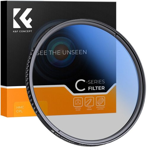 K&F Concept Classic Series CPL cirkuláris polár szűrő, 77 mm