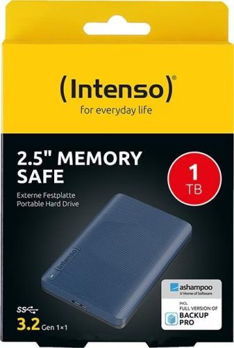 Intenso 1TB 2,5" USB3.2 Memory Safe Blue