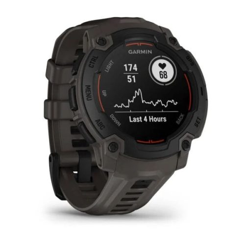 Garmin Instinct E 45mm Black with Dark Grey Silicon Band
