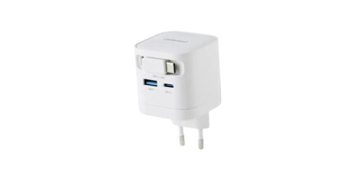 Intenso Compact Fast Charger 65W USB-C/USB-A White
