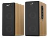 Genius SP-HF1220BT 45-Watt Bluetooth Wood Speakers Pine Wood