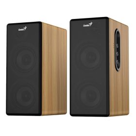 Genius SP-HF1220BT 45-Watt Bluetooth Wood Speakers Pine Wood