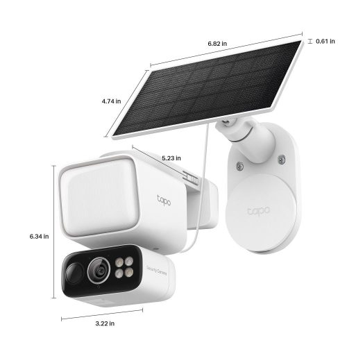 TP-Link Tapo C615F KIT Solar-Powered Floodlight Pan/Tilt Security Camera Kit