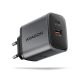 AXAGON ACU-PQ67 PD3.0 & QC4+ 2xOUTPUTS wall charger 67W Black