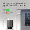 AXAGON ACU-PQ67D PD3.0 & QC4+ 2xOUTPUTS LCD display wall charger 67W Black
