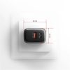 AXAGON ACU-PQ67D PD3.0 & QC4+ 2xOUTPUTS LCD display wall charger 67W Black