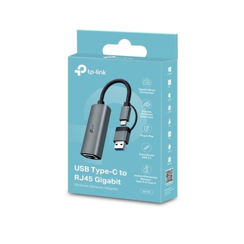 TP-Link UE310C USB Type-C to RJ45 Gigabit Ethernet Network Adapter