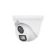Uniview 2MP analóg ColorHunter Dual-light turret dómkamera, 2,8mm fix objektívvel, mikrofonnal (DL)