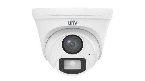 Uniview 5MP analóg ColorHunter Dual-light turret dómkamera, 2,8mm fix objektívvel, mikrofonnal (DL)
