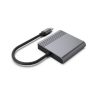 Gembird A-CM-HDMIFDPF-01 USB-C to HDMI + DP adapter Black