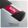 AXAGON EEM2-SC USB-C 10Gbps M.2 NVMe SSD RIBBED Box