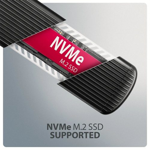 AXAGON EEM2-SC USB-C 10Gbps M.2 NVMe SSD RIBBED Box