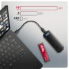 AXAGON EEM2-SC USB-C 10Gbps M.2 NVMe SSD RIBBED Box