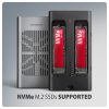 AXAGON EEM2-20GD USB-C 20Gbps Dual M.2 NVMe SSD Clone Mastert Enclosure