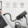 AXAGON HUE-C2C USB-C 5Gbps Travel 4-portos USB3.2 HUB Black
