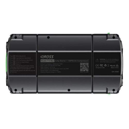 CAROSS T14 Max Jump Starter with Air Compressor