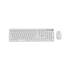  Gembird KBS-WMS-01-W Silent key Pro Business Wireless Keyboard Combo White US