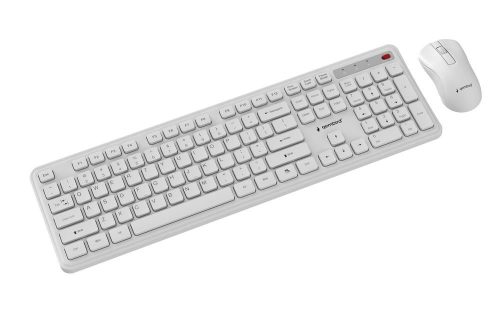 Gembird KBS-WPS-01 Slim Pro Business Wireless Keyboard Combo White US