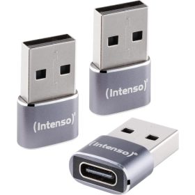 Intenso C480A USB Adapter Gray(3-Pack)