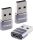 Intenso C480A USB Adapter Gray(3-Pack)