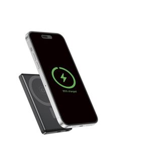 Gembird PB05-WPC15M-LCD-01 5000mAh Wireless PowerBank Black