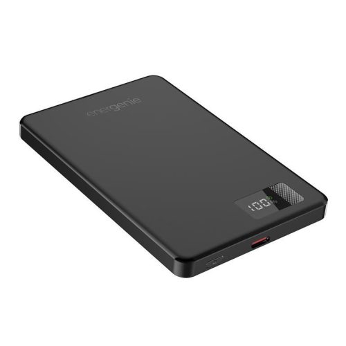 Gembird PB05-WPC15M-LCD-01 5000mAh Wireless PowerBank Black