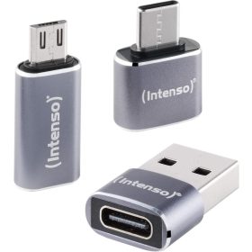 Intenso MIX480 USB Adapter Gray(3-pack)