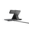 Gembird 3-in-1 foldable wireless charger stand 15W for Apple watch Black
