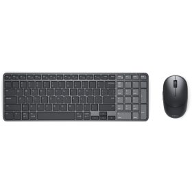   Dell KM746 Pro 7 Rechargeable Compact Wireless Bluetooth Keyboard Combo Graphite HU
